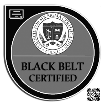 Lean Six Sigma Black Belt - Digital Badge