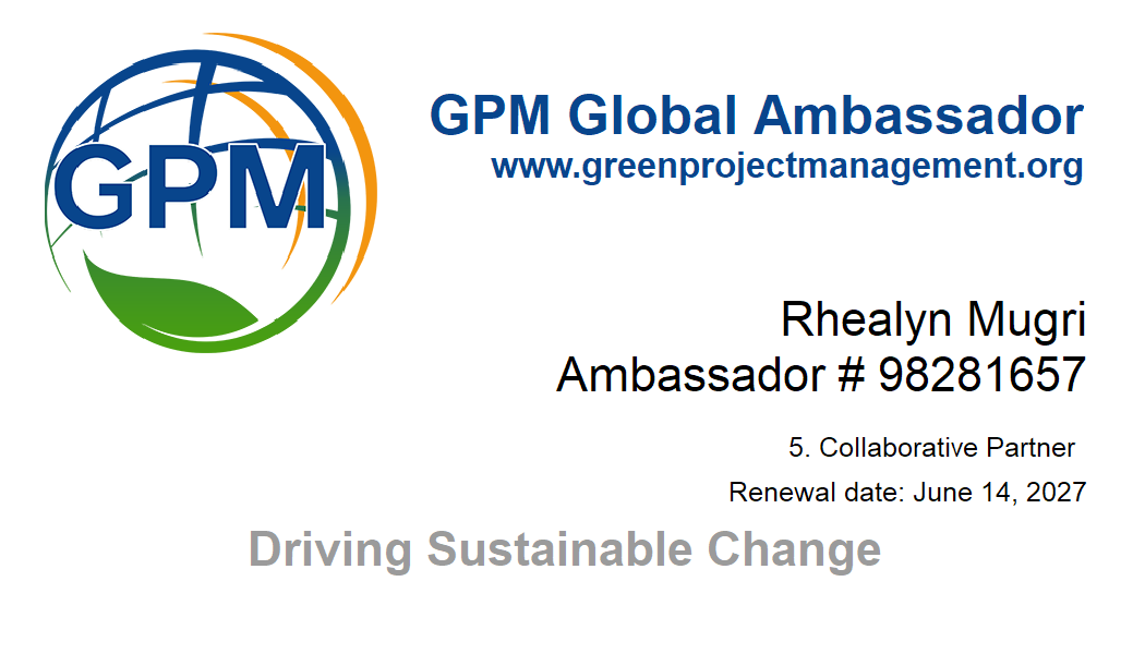Green Project Management Global Ambassador