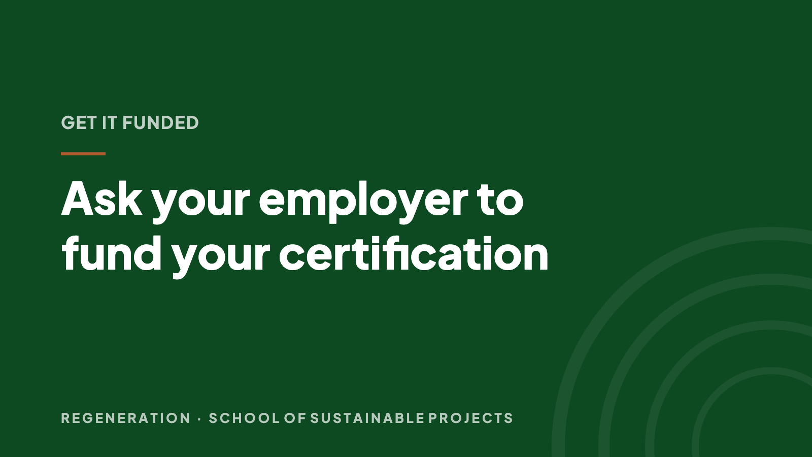 How to ask your employer to fund your certification